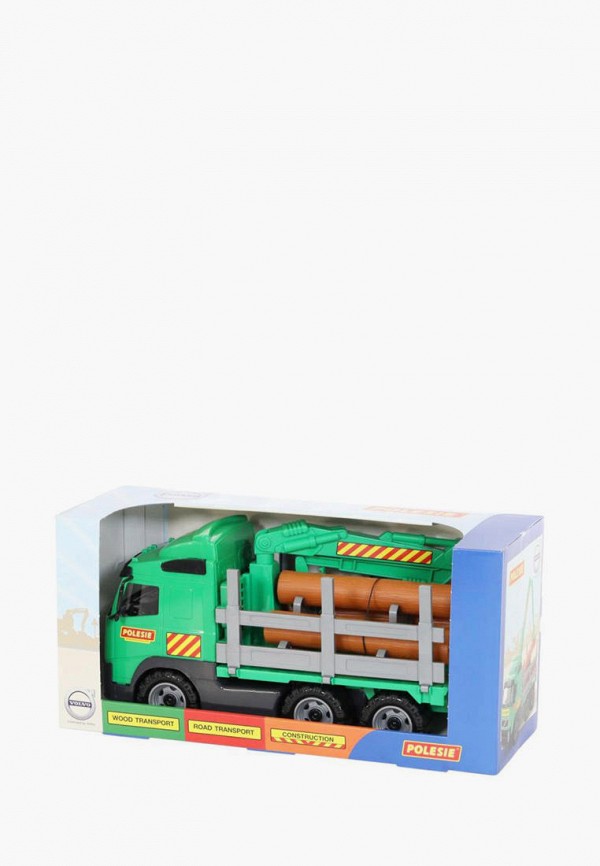 

Игрушка Polesie, Зеленый, "Volvo", автомобиль-лесовоз