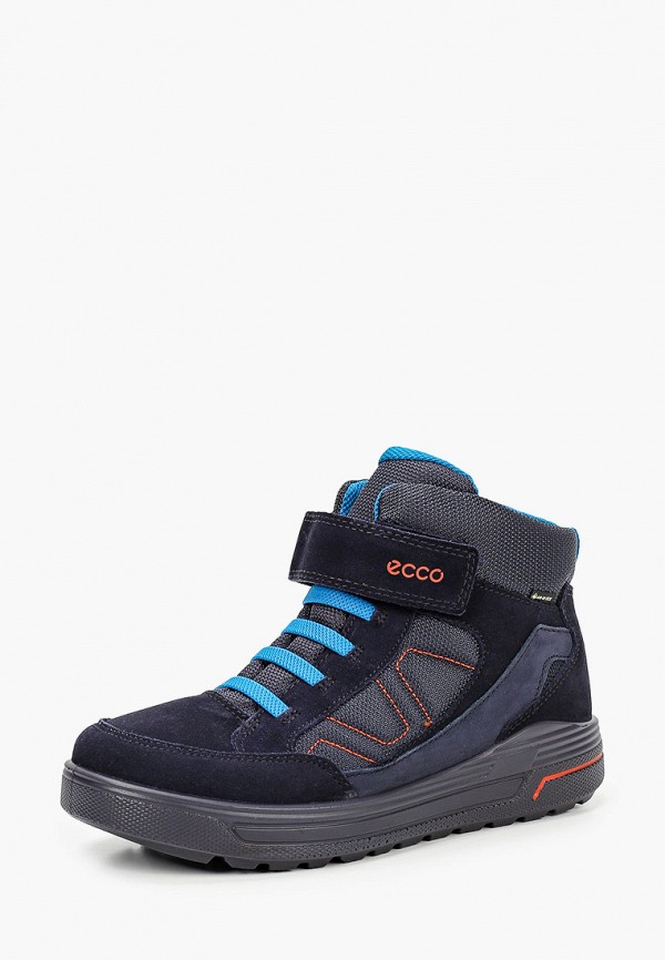 Ботинки для девочки Ecco цвет синий  Фото 2