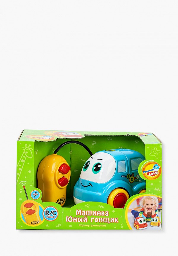 

Игрушка радиоуправляемая Dream Makers, Голубой, машинка "Юный Гонщик", 11х11 см