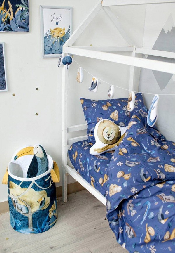 

Постельное белье детское Happy Spaces, Синий, Happy Spaces MP002XC00LNV