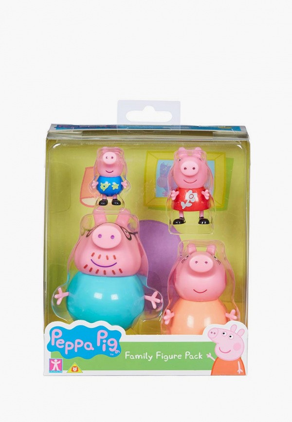 

Набор игровой Росмэн, Разноцветный, Свинка Пеппа. Пеппа и ее семья. TM Peppa Pig