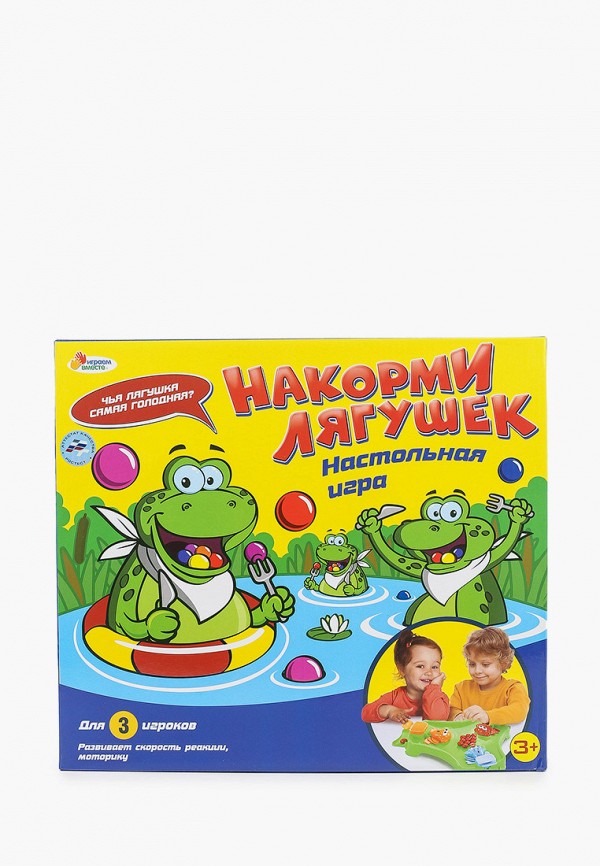 

Игра настольная Играем Вместе, Разноцветный, "Накорми лягушек"