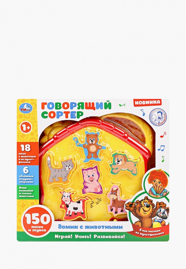 

Игрушка интерактивная Умка, Разноцветный, говорящий сортер