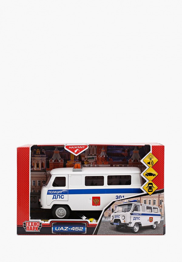 

Игрушка Технопарк, Белый, UAZ-452