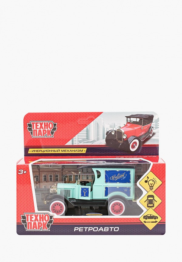 

Игрушка Технопарк, Разноцветный, ретроавто