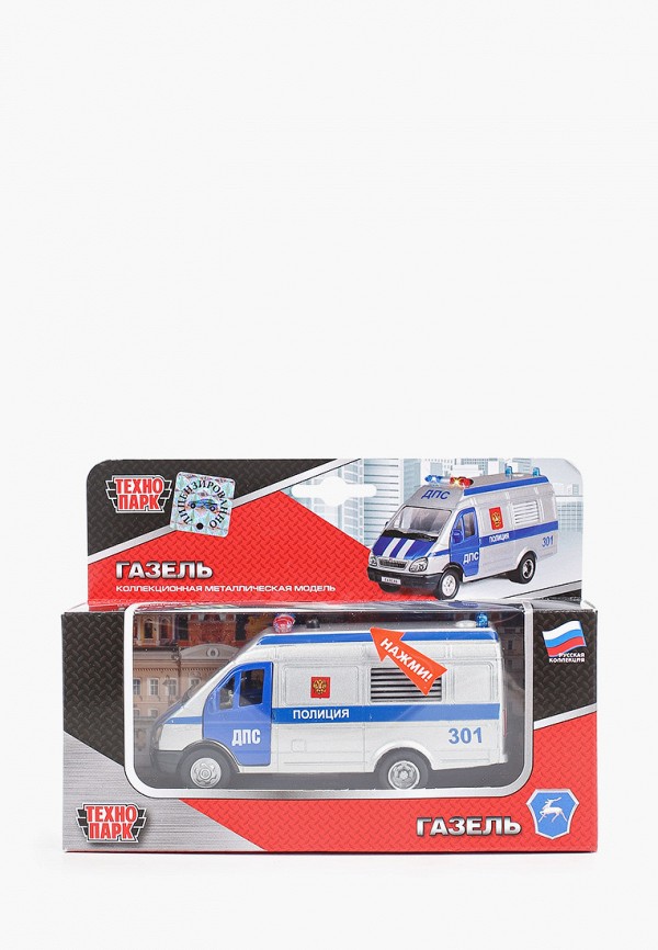 

Игрушка Технопарк, Разноцветный, машина "Газель. Полиция."