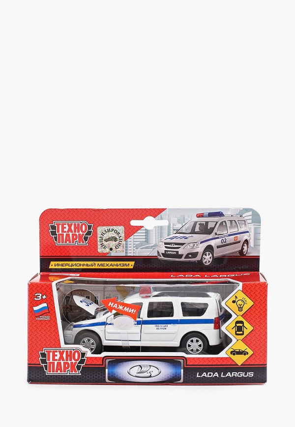 

Игрушка Технопарк, Белый, "Lada Largus: Полиция"