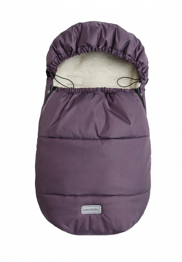 

Конверт Amarobaby, Фиолетовый, Snowy Travel, 105 см