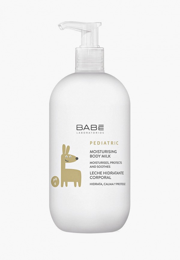 

Молочко для тела Babe Laboratorios, Белый, детское увлажняющее, 500 мл