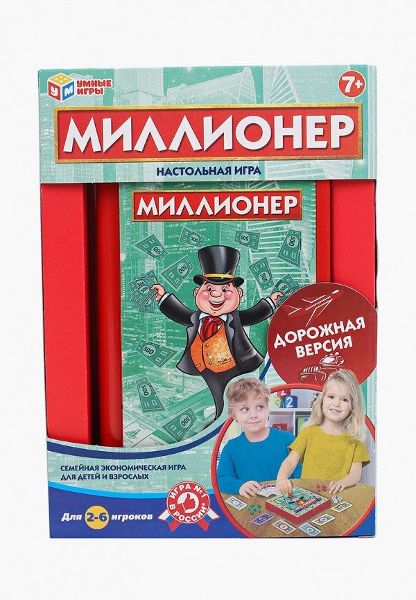 

Игра настольная Умные Игры, Разноцветный, "Миллионер"