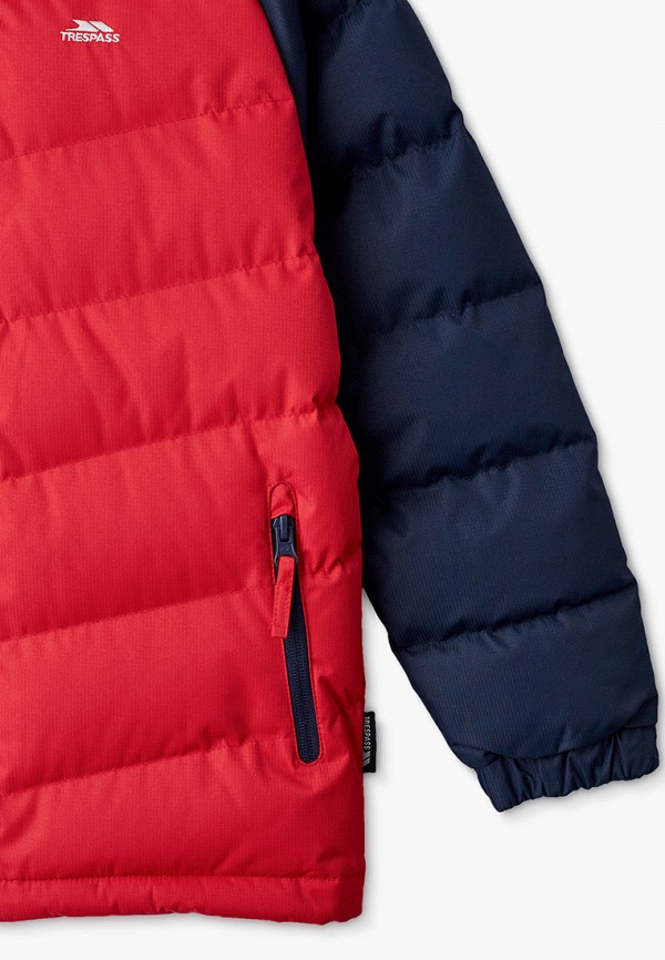 Куртка для мальчика утепленная Trespass цвет красный  Фото 3
