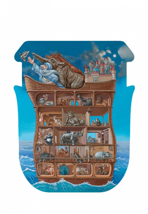 Пазл Davici Ноев ковчег, 210 деталей