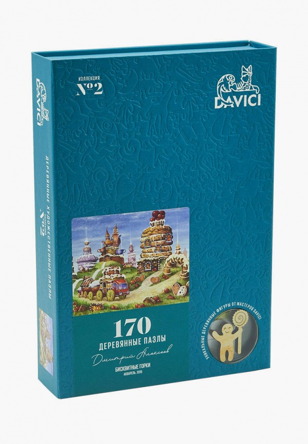 

Пазл Davici, Разноцветный, Бисквитные горки, 170 деталей