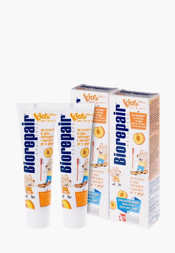 

Комплект зубных паст Biorepair, Белый, 2*50 мл