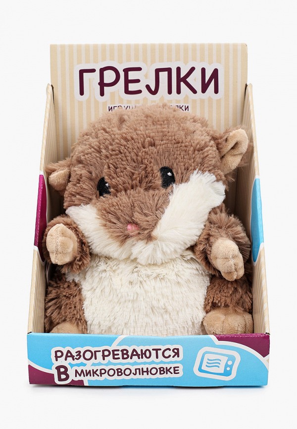 

Игрушка мягкая Warmies, Коричневый, грелка Коричневый Хомяк