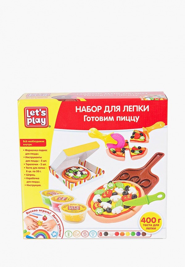 

Набор для творчества Росмэн, Разноцветный, "Готовим пиццу" ТМ Let's Play.