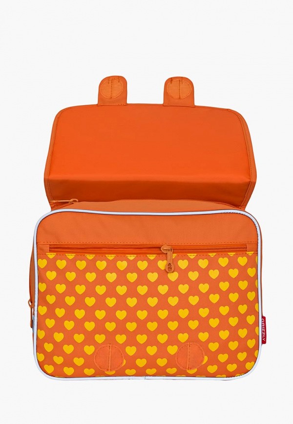 Рюкзак детский Grizzly цвет оранжевый  Фото 3