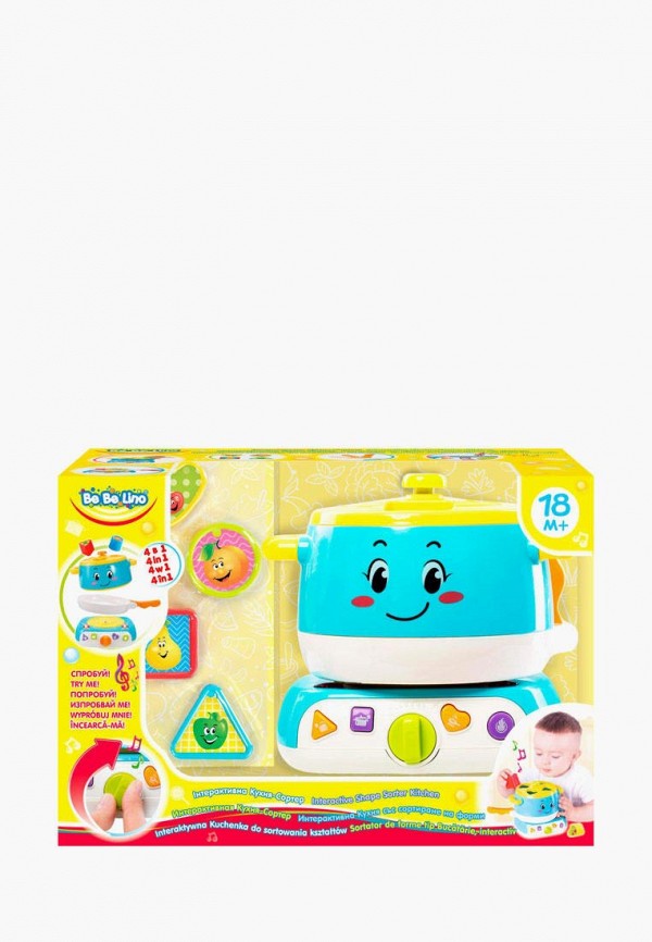 

Игрушка интерактивная BeBeLino, Разноцветный, Кухня-сортер