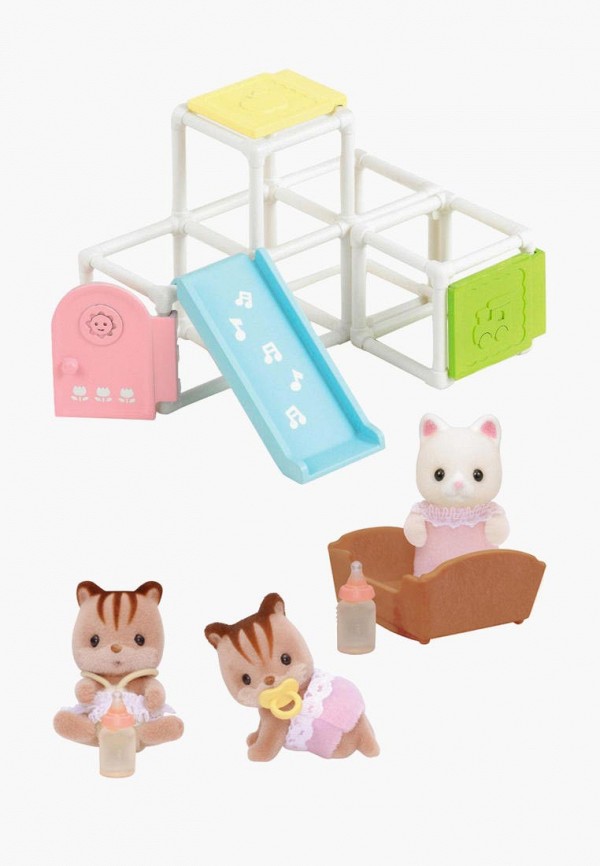 

Набор игровой Sylvanian Families, Разноцветный, Малыши на детской площадке