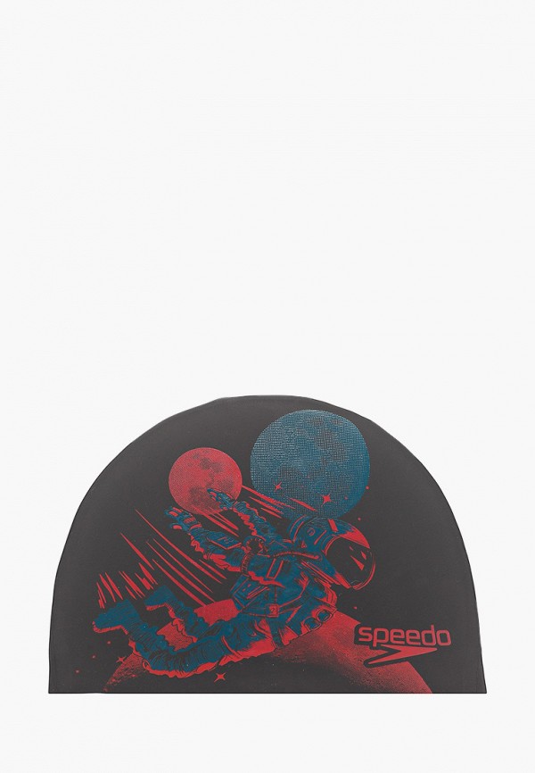 

Шапочка для плавания Speedo, Черный, Junior Slogan Cap