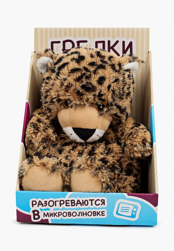 

Игрушка мягкая Warmies, Коричневый, Игрушка-грелка, Леопард