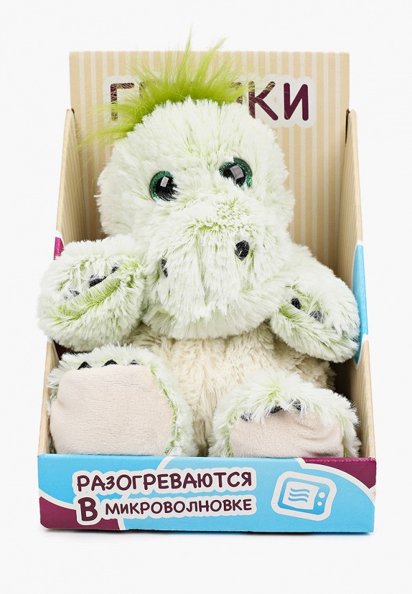

Игрушка мягкая Warmies, Зеленый, грелка Marshmallow Динозавр