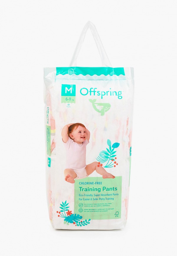 Подгузники-трусики Offspring Небо, M (6-11 кг), 42 шт.