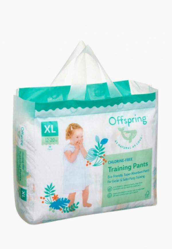 

Подгузники-трусики Offspring, Разноцветный, Лес, XL (12-20 кг) 30 шт.