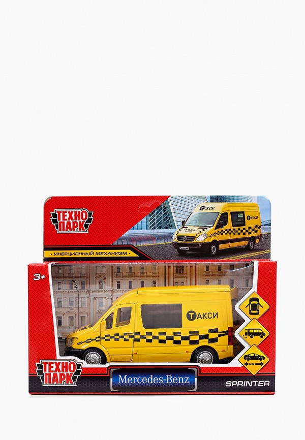 

Игрушка Технопарк, Желтый, Mercedes-Benz Sprinter. Такси