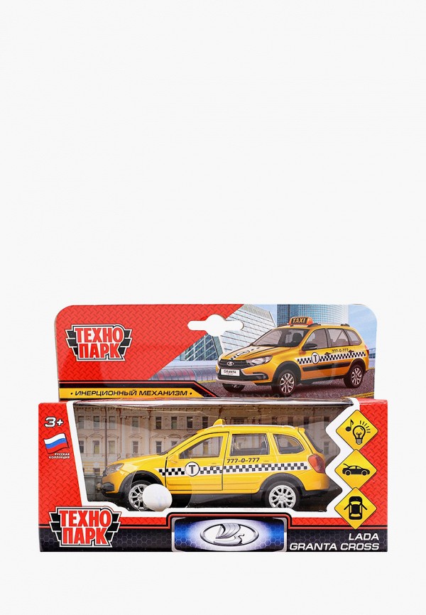 

Игрушка Технопарк, Желтый, Lada Granta Cross 2019. Такси