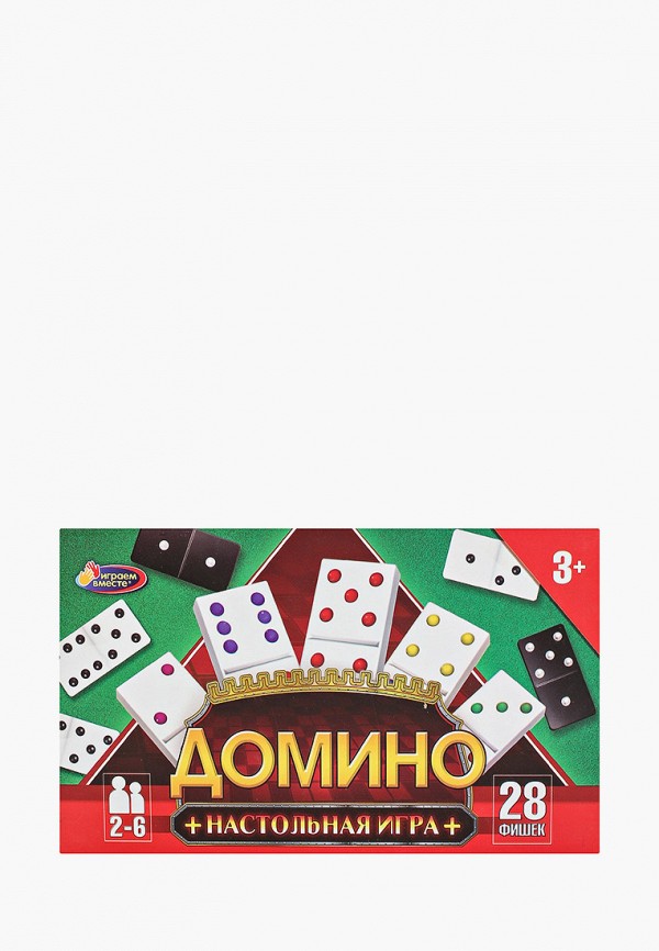 

Игрушка Играем Вместе, Разноцветный, Домино