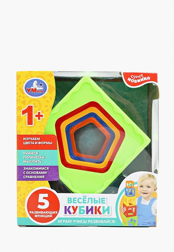 

Игрушка Умка, Разноцветный, Веселые кубики