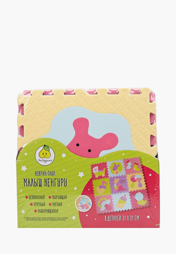 

Коврик детский ЯиГрушка, Разноцветный, Пазл, "Малыш Кенгуру", 1х31х31 см (9 деталей)