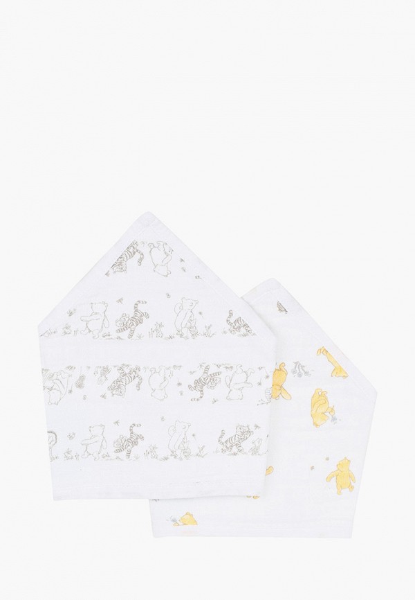 

Слюнявчики 2 шт. aden+anais, Белый, Winnie+friends Essentials * 21.5х41 см