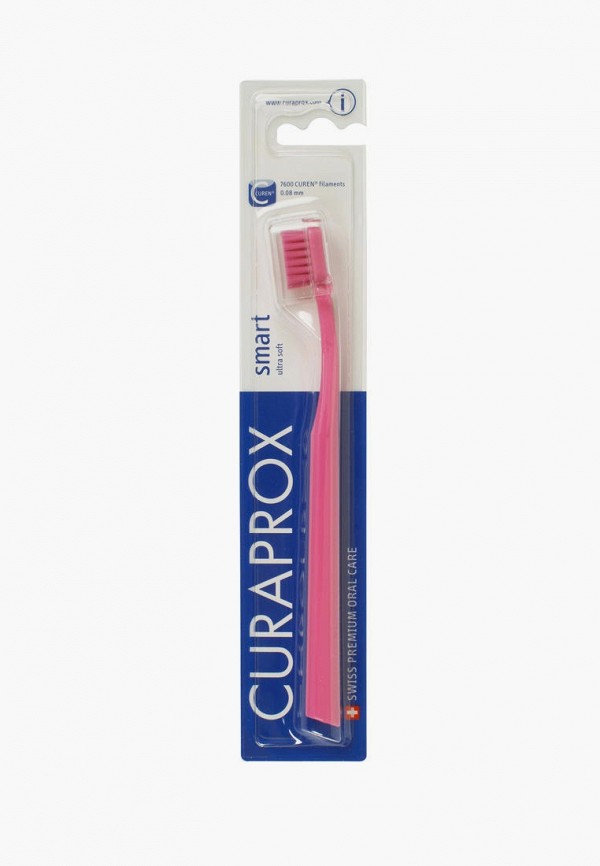 

Зубная щетка Curaprox, Розовый, с ультрамягкой щетиной