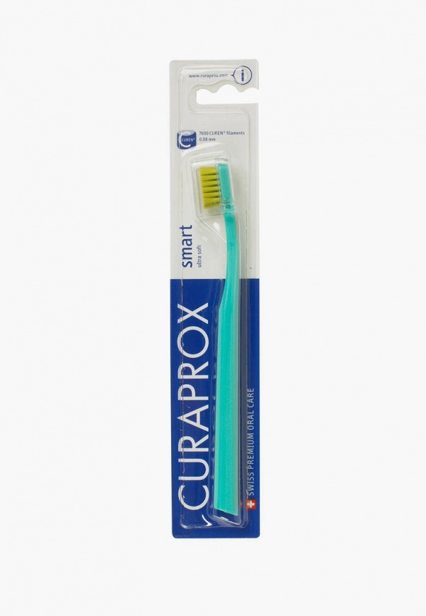 

Зубная щетка Curaprox, Бирюзовый, с ультрамягкой щетиной