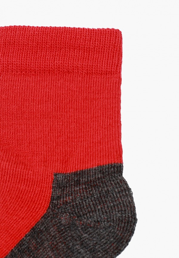 Носки для девочки Wool&Cotton цвет красный  Фото 2
