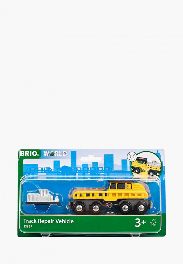 

Игрушка Brio, Желтый, "Вагончик с грузом"