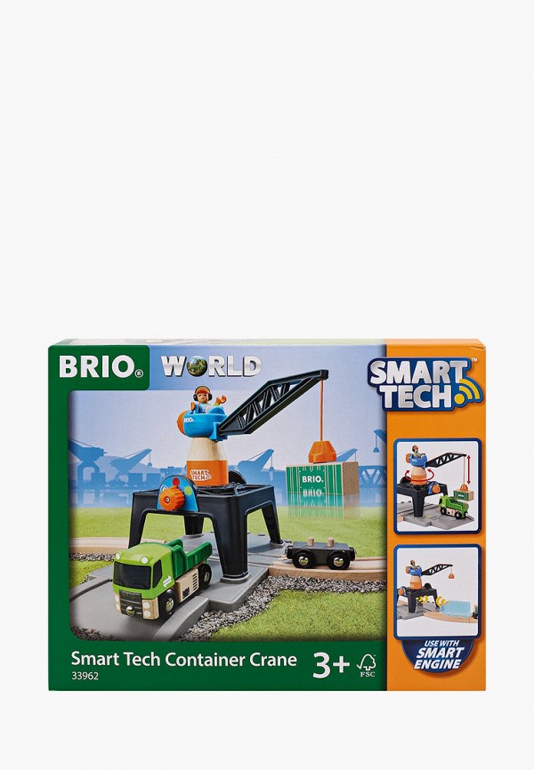 

Набор игровой Brio, Разноцветный, Smart Tech, Подъёмный кран