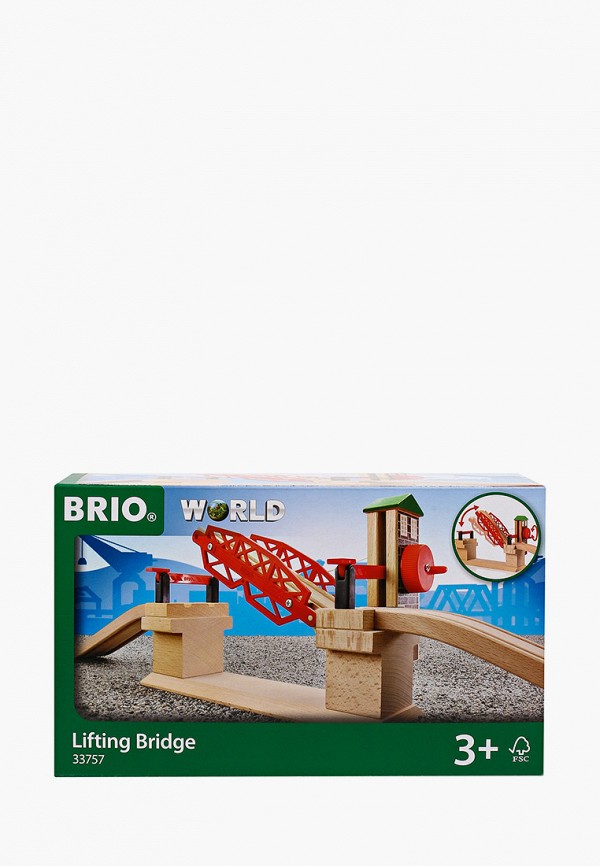 

Конструктор Brio, Разноцветный, Разводной мост, 3 элемента