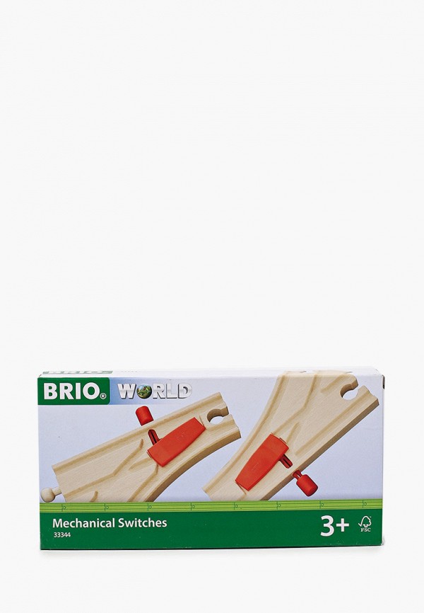 

Конструктор Brio, Бежевый, ж/д полотно, с переключателем направления