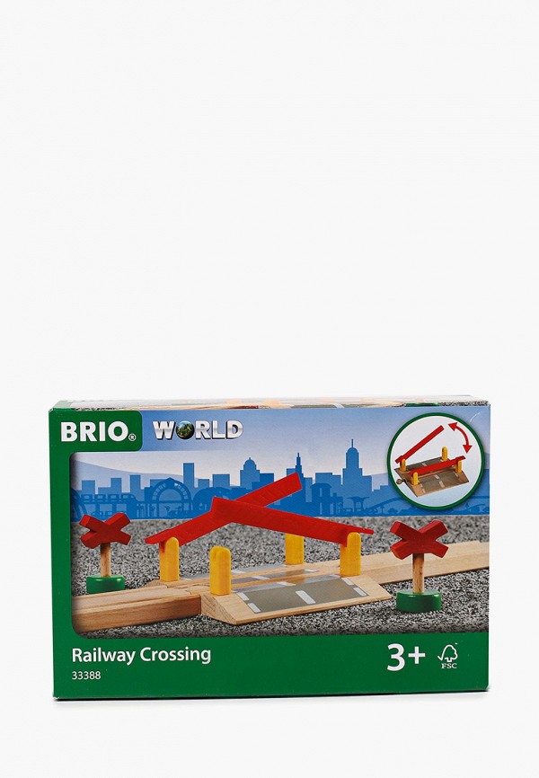 

Конструктор Brio, Разноцветный, ж/д переезд, 4 элемента