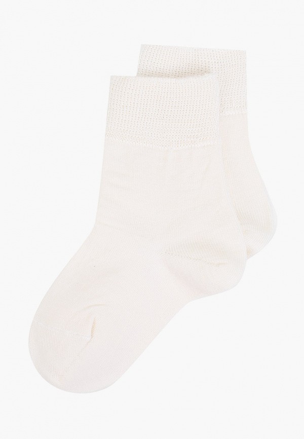 Носки для девочки Wool&Cotton цвет белый  Фото 2