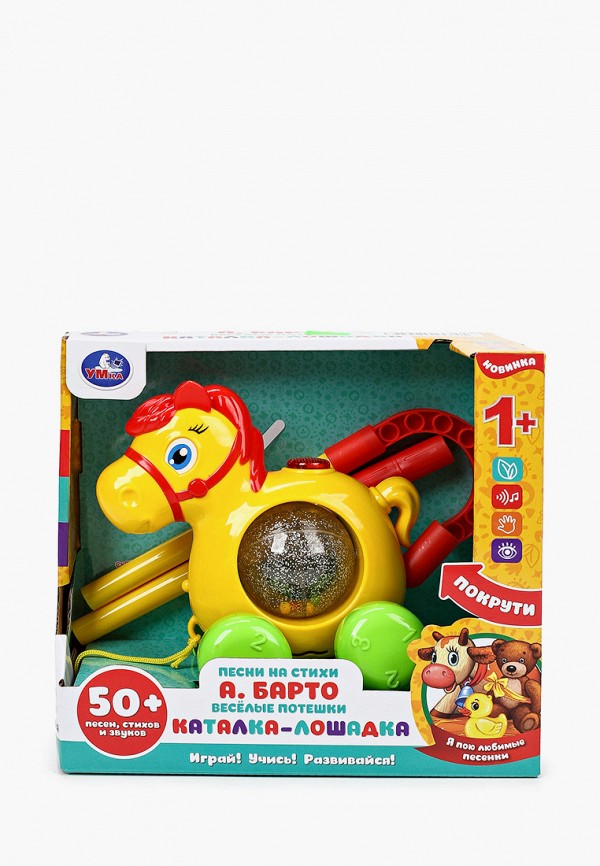 

Игрушка Умка, Разноцветный, музыкальная «Обучающая лошадка-каталка»