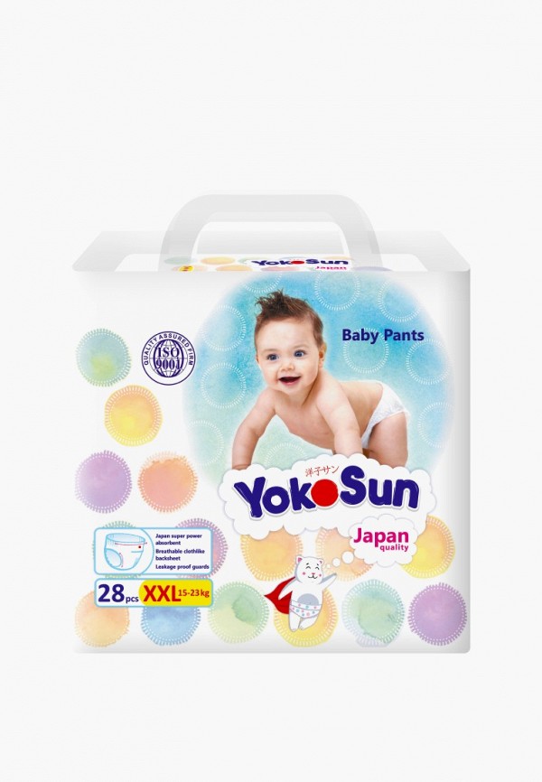 

Подгузники-трусики Yokosun, Белый, Comfort размер XXL (15-23 кг), 28 шт.