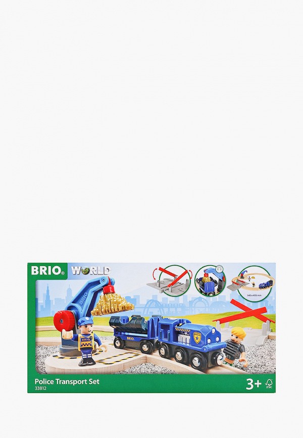 

Конструктор Brio, Разноцветный, BRIO "Полицейский Транспорт"