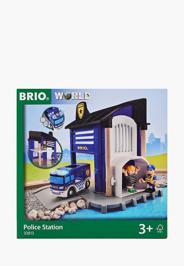 

Конструктор Brio, Разноцветный, "Полицейский участок", 6 деталей