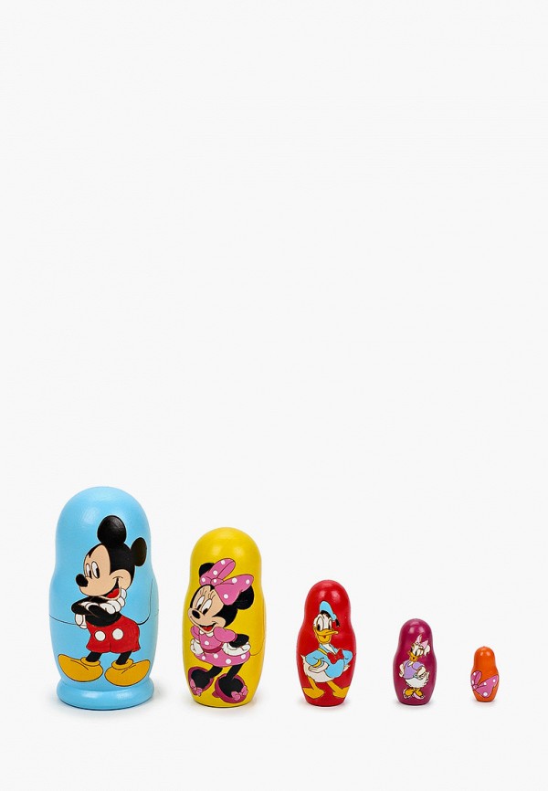 

Игрушка Уланик, Разноцветный, Матрёшка Disney "Микки Маус" 5 мест 10.5 см