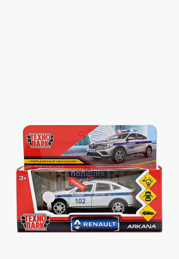 

Игрушка Технопарк, Серый, "Renault Arkana. Полиция"