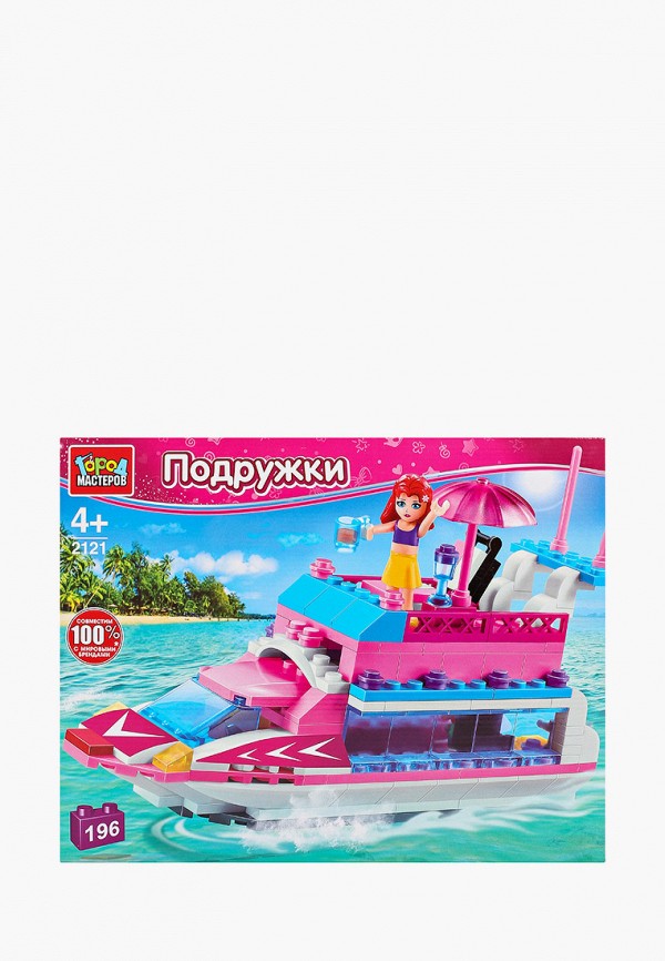 

Конструктор Город Мастеров, Разноцветный, "Яхта"